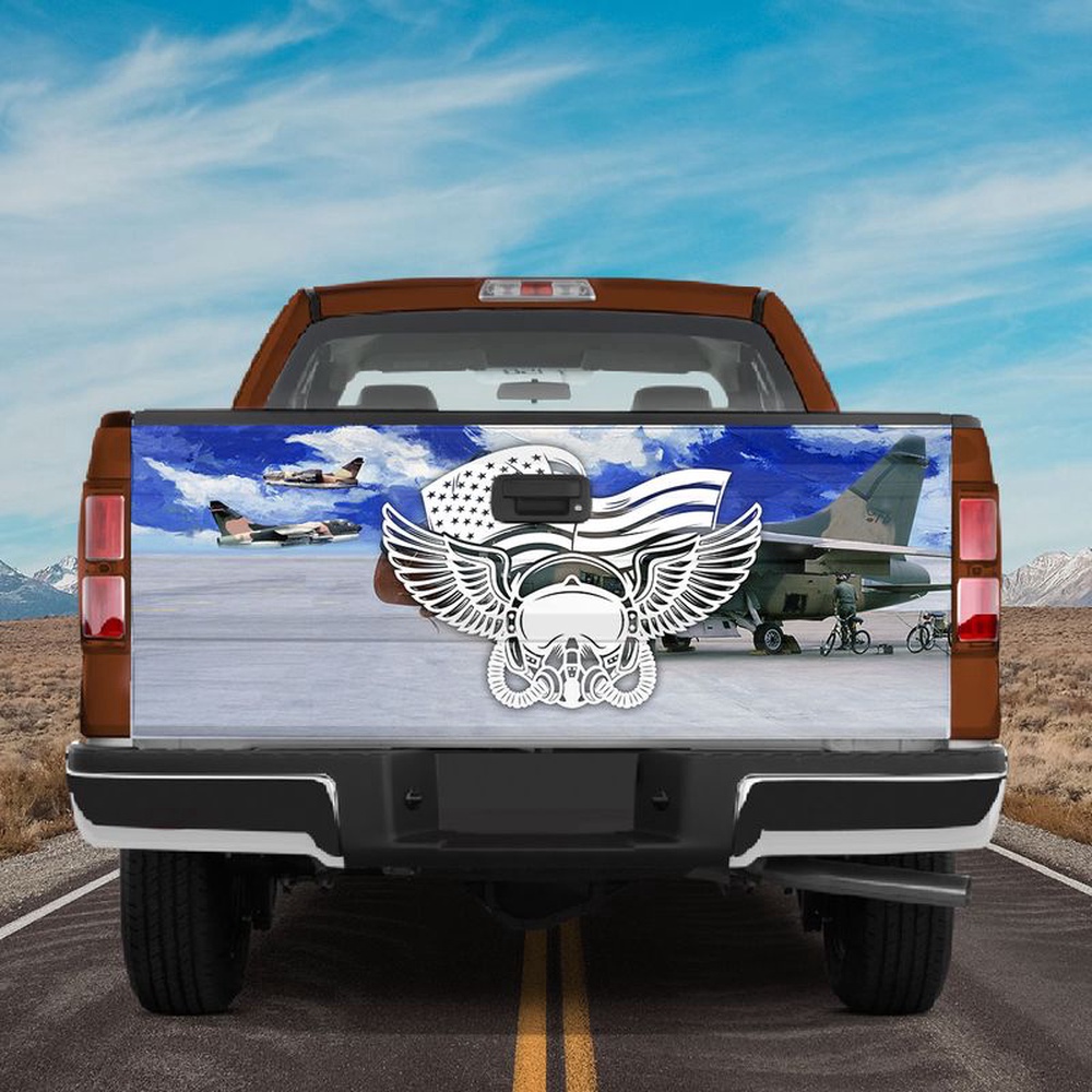 Veteran Tailgate Wrap, American Air Force Tailgate Wrap Military Fighter Car Tailgate Vinyl Decal Car Accessories Veteran Tailgate Wrap, American Air Force Tailgate Wrap Military Fighter Car Tailgate Vinyl Decal Car Accessories