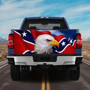 Veteran Tailgate Wrap, Heading Bird Portrait American…