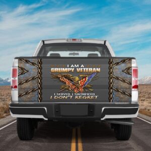 Veteran Tailgate Wrap, I Am A Grumpy…