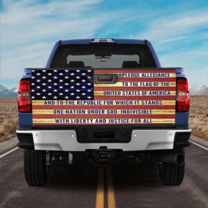 Veteran Tailgate Wrap, The Pledge Of Allegiance…