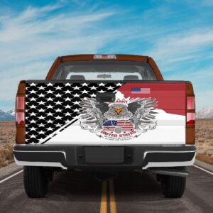 Veteran Tailgate Wrap, Truck Tailgate Wrap Eagle…