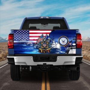 Veteran Tailgate Wrap, United States Navy Truck…