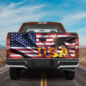 Veteran Tailgate Wrap, Usa American Flag Tailgate…