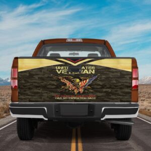 Veteran Tailgate Wrap, Usa Veteran Eagle Camouflage…