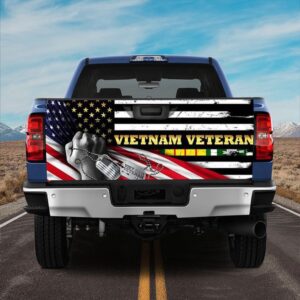Veteran Tailgate Wrap Vietnam Veteran. American Truck Tailgate Wrap Soldier Holiday Decor Gift Idea 1 b7rivf.jpg
