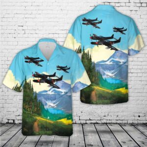 Air Force Aloha Shirt, USAF North American…