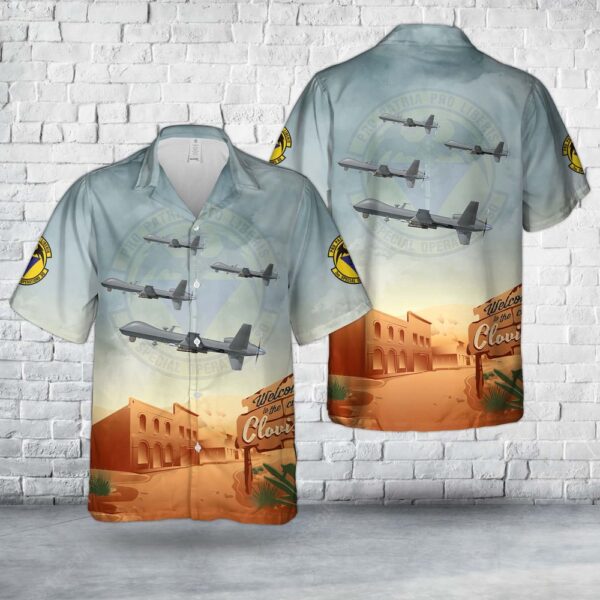 Air Force Aloha Shirt, US Air Force 3rd Special Operations Squadron MQ-9B “Reaper” Hawaiian Shirt