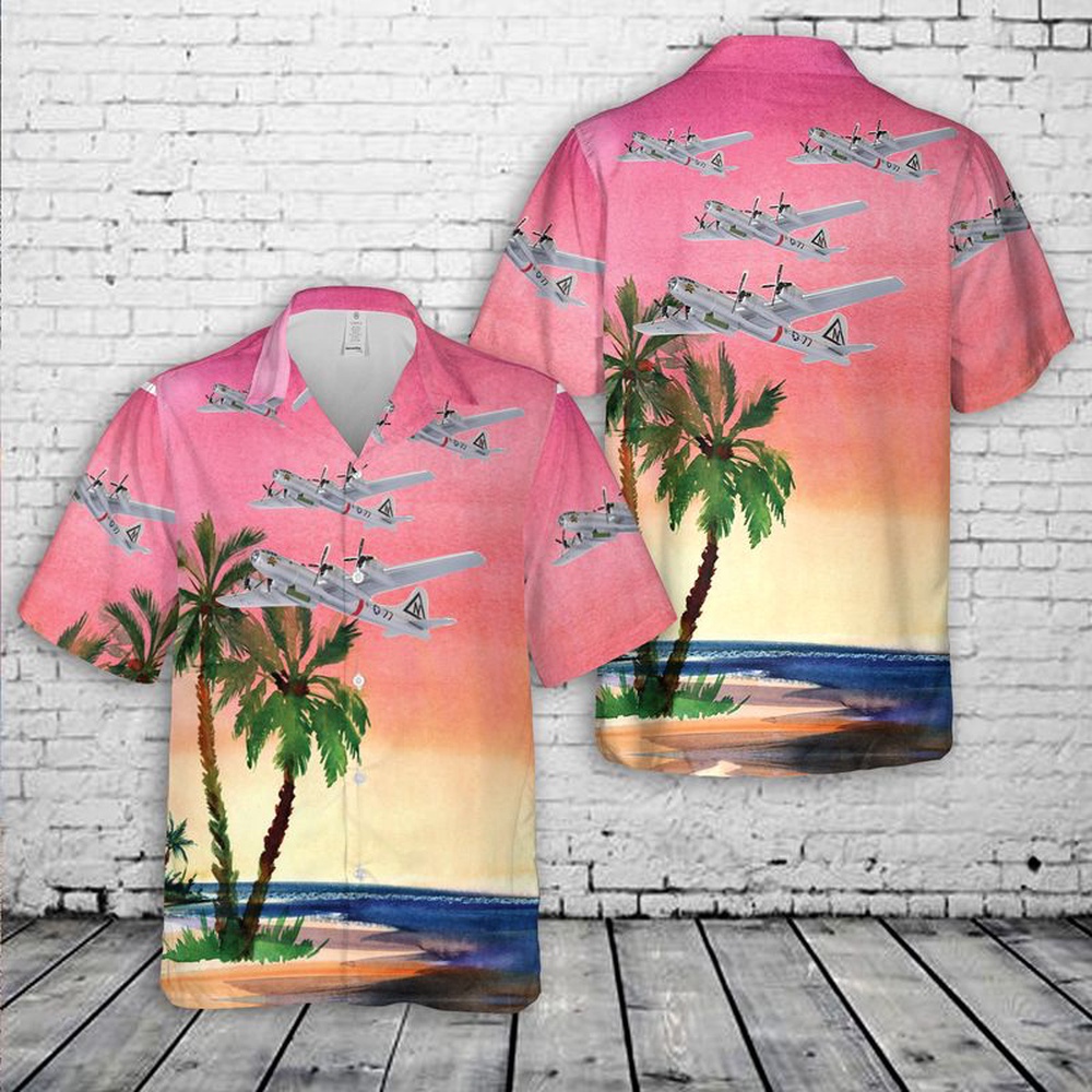 Air Force Aloha Shirt, US Air Force B-29 Superfortress Bockscar Hawaiian Shirt