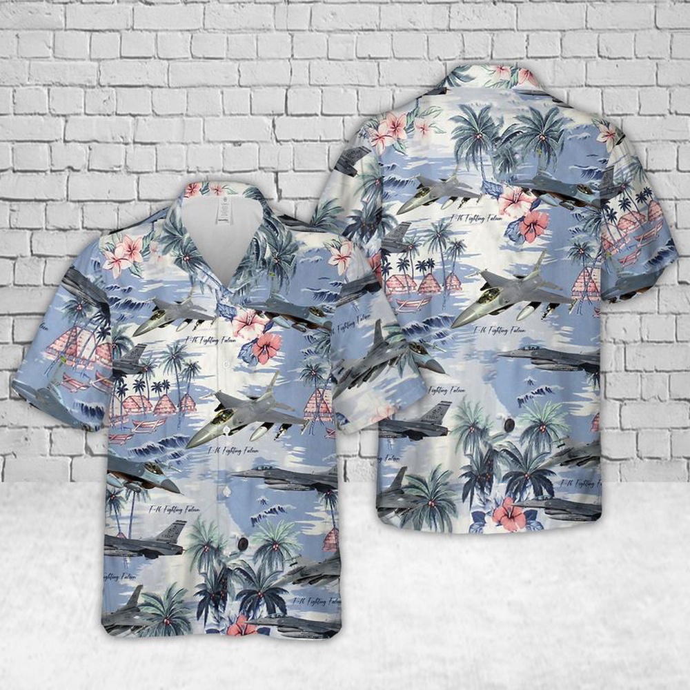 Air Force Aloha Shirt, US Air Force F-16 Fighting Falcon Hawaiian Shirts Air Force Aloha Shirt, US Air Force F-16 Fighting Falcon Hawaiian Shirts