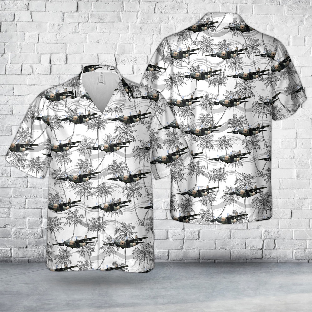 Air Force Aloha Shirt, US Air Force Fairchild C-123K Provider Thunder Pig sn 54-664 Hawaiian Shirt