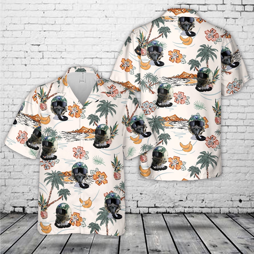 Air Force Aloha Shirt, US Air Force HGU-2AP 469th TFS THAILAND 1965 Hawaiian Shirt