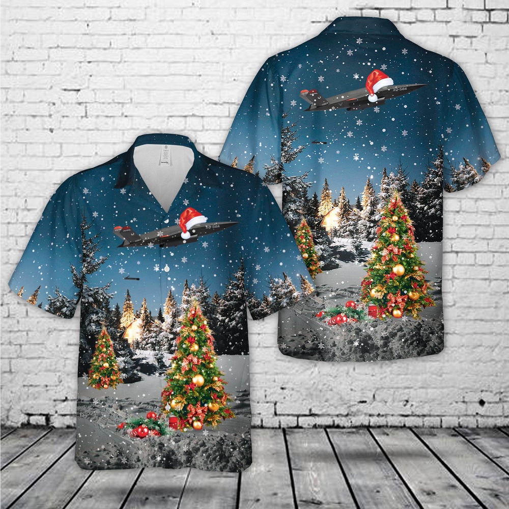 Air Force Aloha Shirt, US Air Force Kratos XQ-58 Valkyrie And ALTIUS-600 small unmanned aircraft system Christmas Hawaiian Shirt