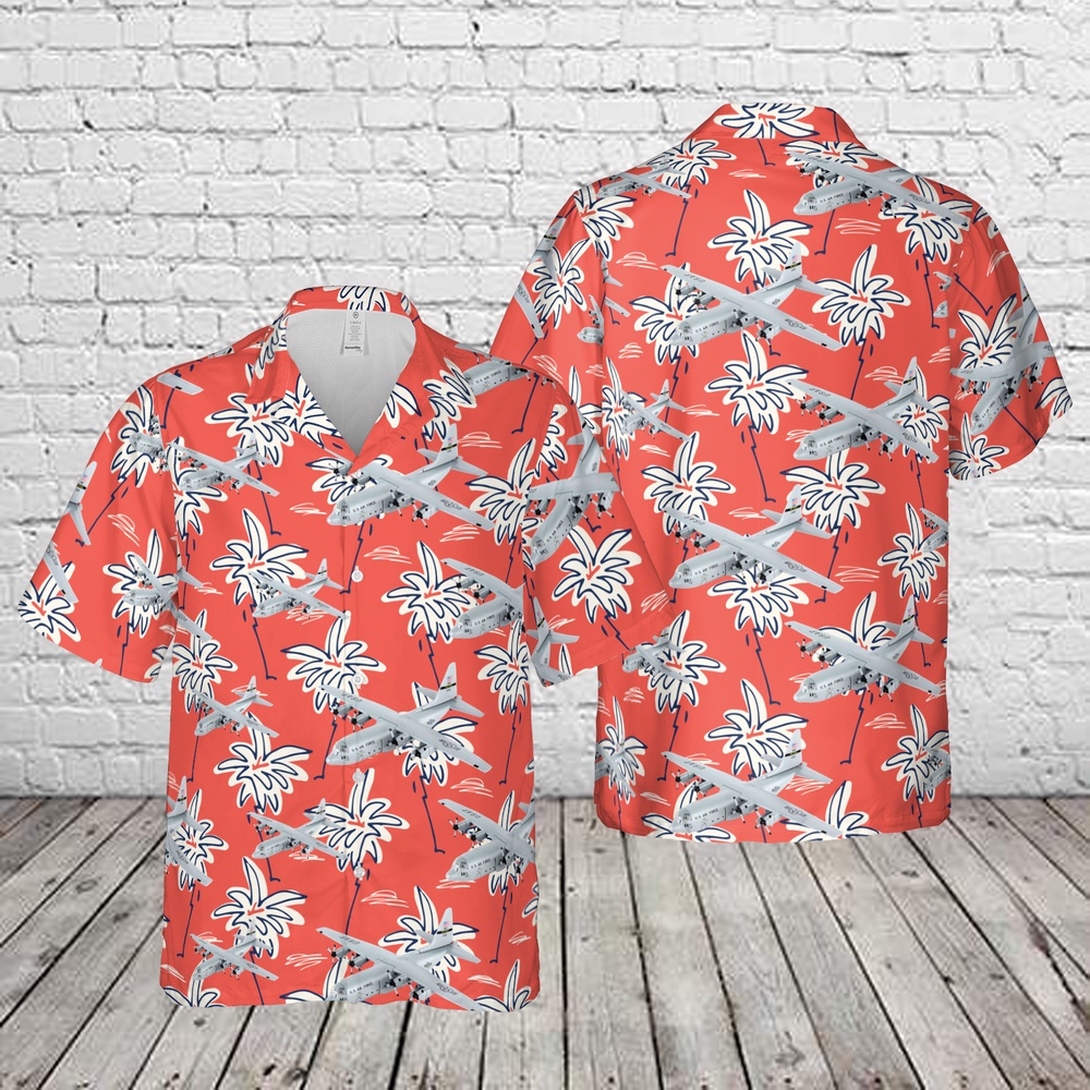 Air Force Aloha Shirt, US Air Force Lockheed C-130 Hercules Spare 617 Hawaiian Shirt Air Force Aloha Shirt, US Air Force Lockheed C-130 Hercules Spare 617 Hawaiian Shirt