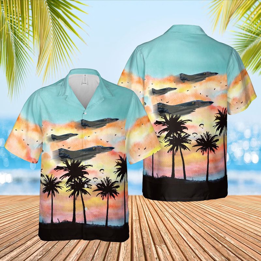 Air Force Aloha Shirt, US Air Force QF-4E Phantom 74-1626 Hawaiian Shirt Air Force Aloha Shirt, US Air Force QF-4E Phantom 74-1626 Hawaiian Shirt