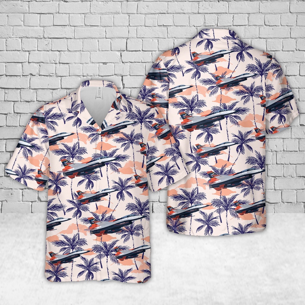 Air Force Aloha Shirt, US Air Force VISTA X-62A Hawaiian Shirt