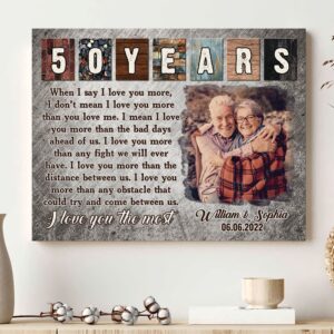 Canvas Prints Valentine s Day Personalized Couple Anniversary Custom Year Love Wife Husband Canvas Couple Lovers Wall Art 1 jkajrf.jpg