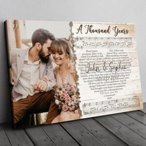 Canvas Prints Valentine’s Day, Personalized Couple Favorite…