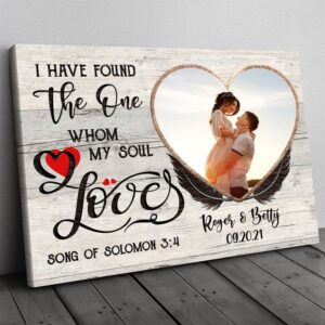 Canvas Prints Valentine’s Day, Personalized Couples Newly…
