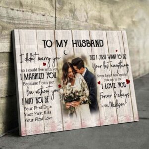 Canvas Prints Valentine’s Day, Personalized For Husband…