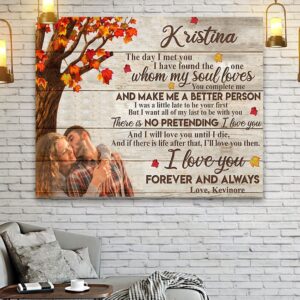 Canvas Prints Valentine’s Day, Personalized For Wife…