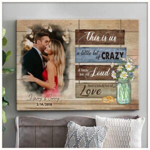 Canvas Prints Valentine’s Day, Personalized Gift For…