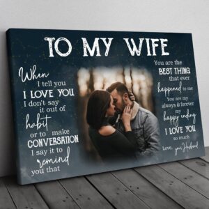 Canvas Prints Valentine’s Day, Personalized Gift For…