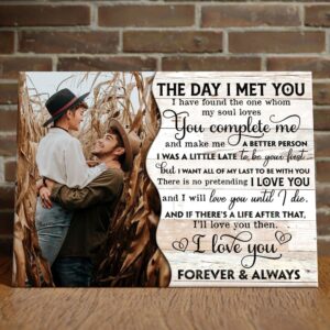 Canvas Prints Valentine s Day Personalized The Day I Met You Custom Photo Canvas For Her For Him Couple Lovers Wall Art 1 fqum2p.jpg