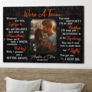 Canvas Prints Valentine’s Day, Personalized We Are…