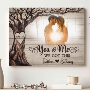 Canvas Prints Valentine s Day Personalized Wife And Husband You And Me We Got This Anniversary Meaningful Canvas Couple Lovers Wall Art 1 fqmxc8.jpg