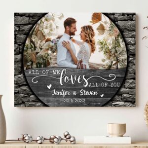 Canvas Prints Valentine’s Day, Personalized Wife Husband…