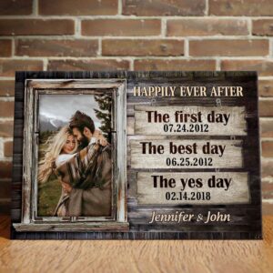 Canvas Prints Valentine’s Day, Personalized Wife Husband…