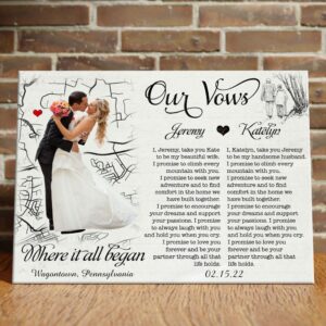 Canvas Prints Valentine’s Day, Personalized Wife Husband…