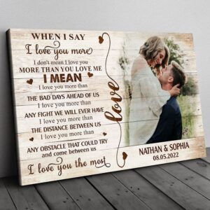 Canvas Prints Valentine s Day Personalized Wife Husband Couple When I Say Anniversary Canvas Couple Lovers Wall Art 1 fkffbv.jpg