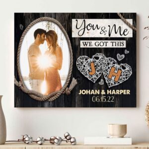 Canvas Prints Valentine s Day Personalized Wife Husband Couple You And Me Canvas Couple Lovers Wall Art 1 v2btkd.jpg