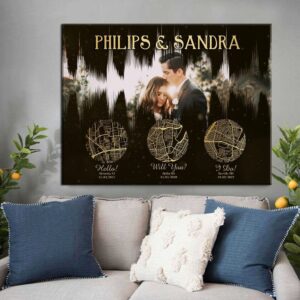 Canvas Prints Valentine’s Day, Personalized Wife Husband…