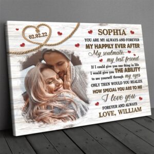 Canvas Prints Valentine s Day Personalized Wife Husband You Are Anniversary Canvas Couple Lovers Wall Art 1 z7oked.jpg