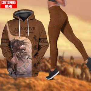 Customized Name Red Hand Native American Hoodie Leggings Set Native American Hoodies Native American Leggings 2 y8znss.jpg