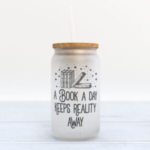 Frosted Glass Can, Valentine Gift, A Book…