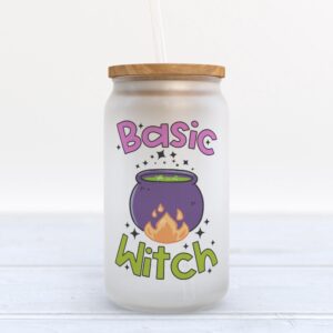 Frosted Glass Can, Valentine Gift, Basic Witch…
