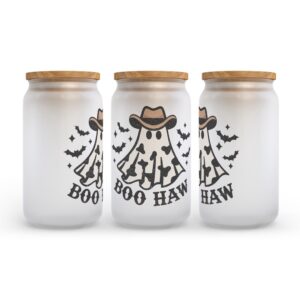 Frosted Glass Can Valentine Gift Boo Haw Halloween Frosted Glass Can Tumbler 2 gzukr1.jpg