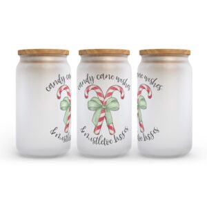 Frosted Glass Can Valentine Gift Candy Cane Wishes and Mistletoe Kisses Christmas Frosted Glass Can Tumbler 2 tugafs.jpg