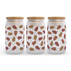 Frosted Glass Can Valentine Gift Colorful Fall Leaves Frosted Glass Can Tumbler 2 fdc2yn.jpg