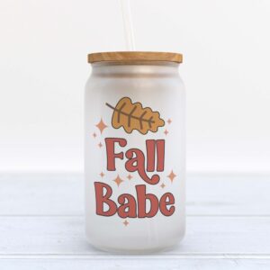 Frosted Glass Can Valentine Gift Fall Babe Frosted Glass Can Tumbler 1 hlai1q.jpg