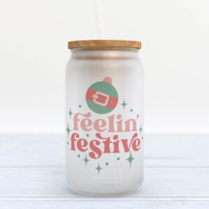 Frosted Glass Can, Valentine Gift, Feeling Festive…