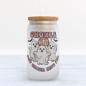 Frosted Glass Can, Valentine Gift, Ghouls Just…