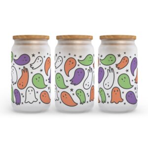 Frosted Glass Can Valentine Gift Halloween Ghosts Frosted Glass Can Tumbler 2 amltdd.jpg