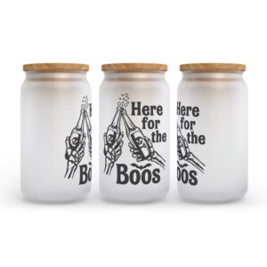 Frosted Glass Can Valentine Gift Here For The Boos Halloween Frosted Glass Can Tumbler 2 cw1x6u.jpg
