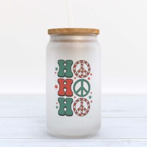 Frosted Glass Can Valentine Gift Ho Ho Ho Peace Signs Christmas Frosted Glass Can Tumbler 1 slaepf.jpg