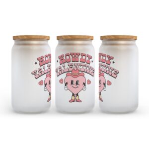 Frosted Glass Can Valentine Gift Howdy Valentine Frosted Glass Can Tumbler 2 cothbv.jpg