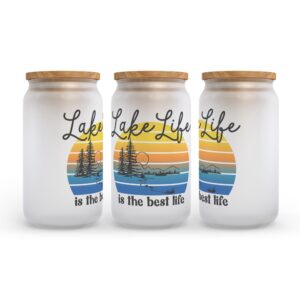 Frosted Glass Can Valentine Gift Lake Life is the Best Life Frosted Glass Can Tumbler 2 hml5sh.jpg